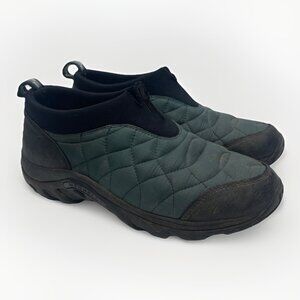 Merrell Alpine Moc Navy Blue Quilted Women's Size 7.5  Slip On Hiking Shoes Read